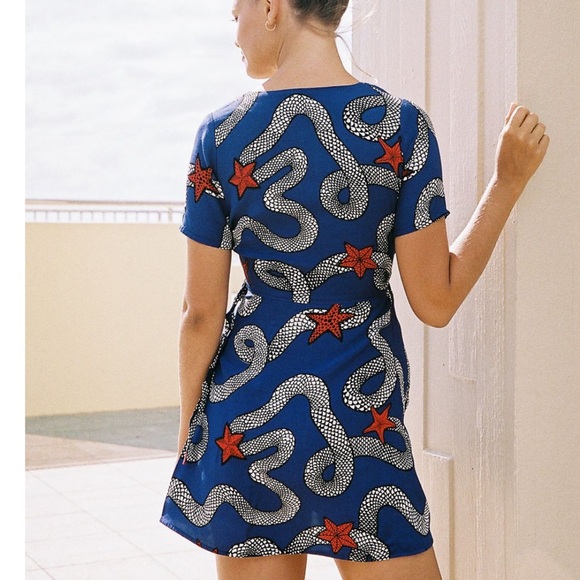 Lottie Hall sea snake dress size S - Picture 2 of 5